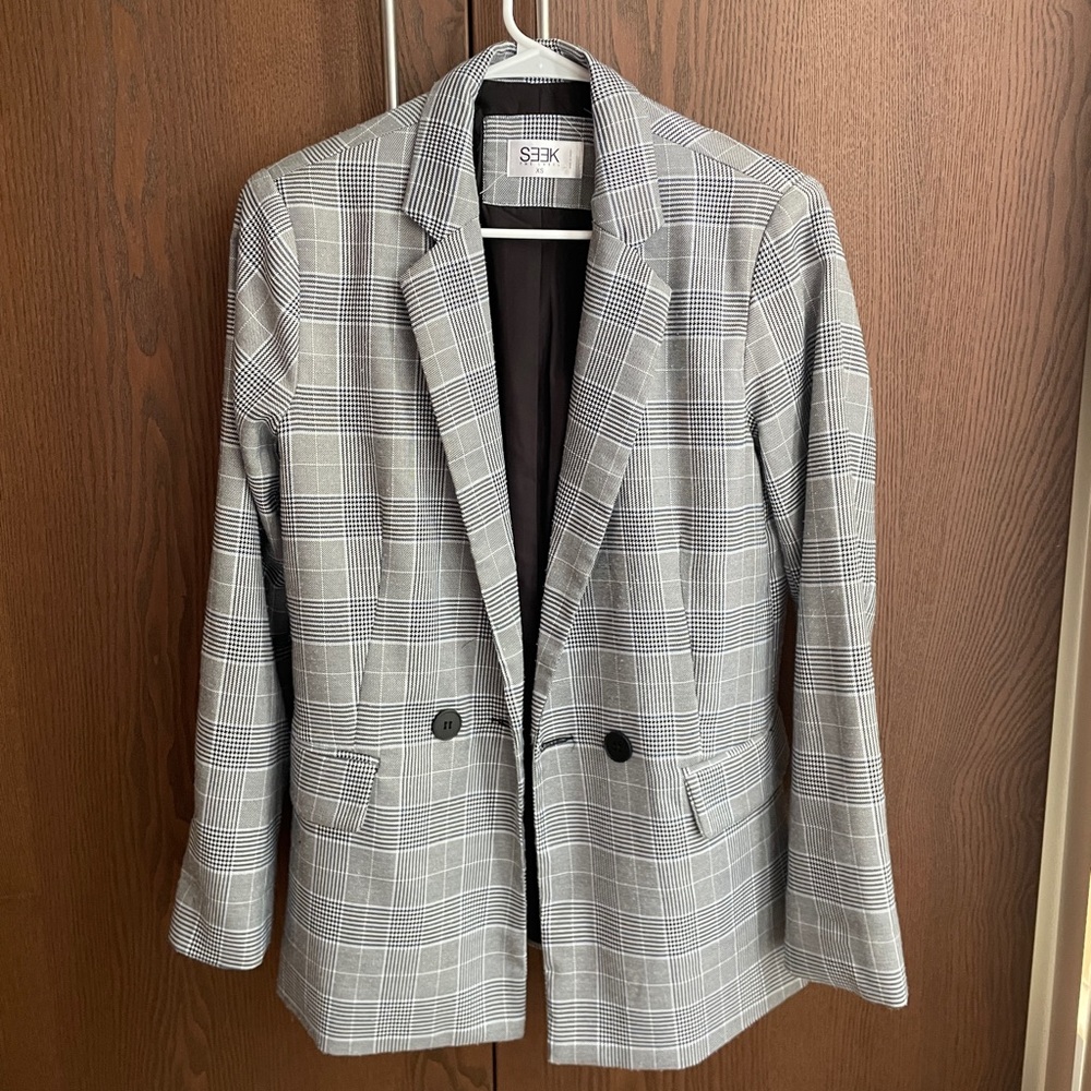 LF seek the label plaid blazer